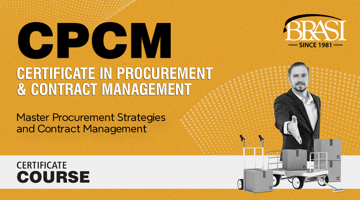 CPCM – Certificate in Procurement & Contract Management