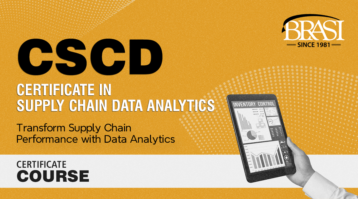 CSCD – Certificate in Supply Chain Data Analytics