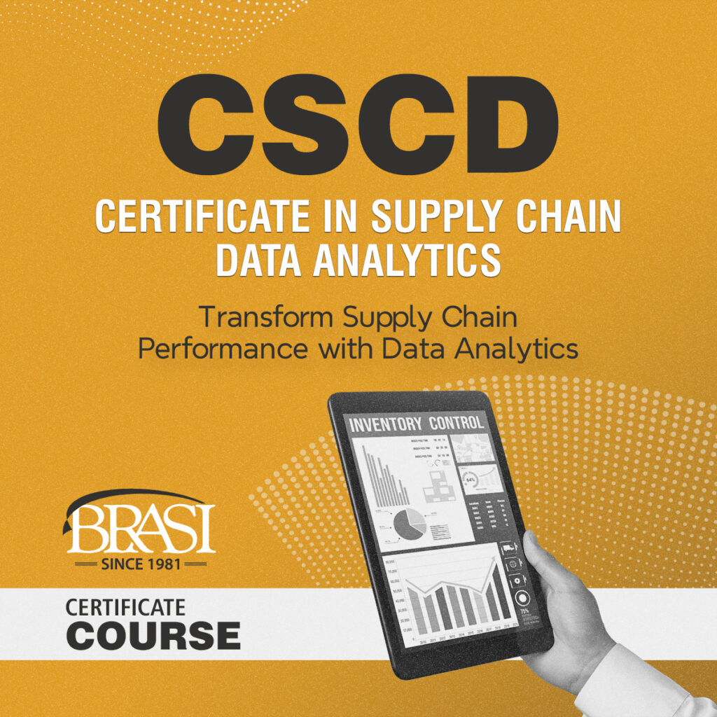 CSCD – Certificate in Supply Chain Data Analytics