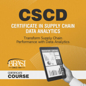 CSCD – Certificate in Supply Chain Data Analytics