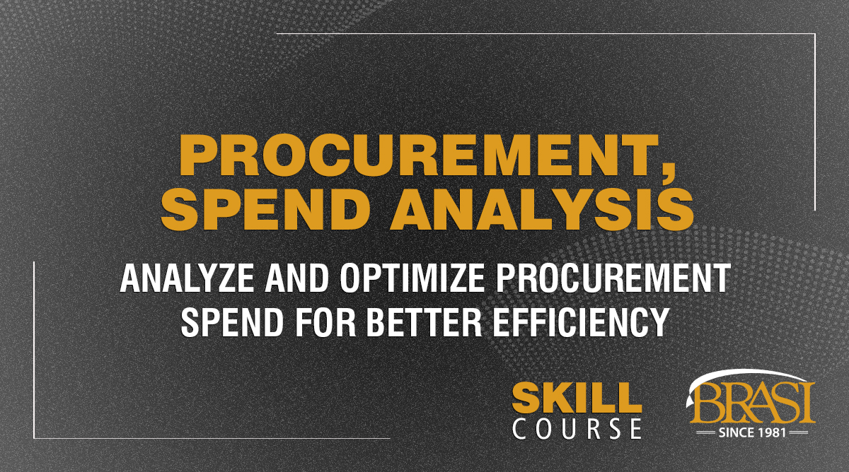 Procurement – Spend Analysis